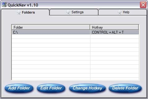 QuickNav Screenshot